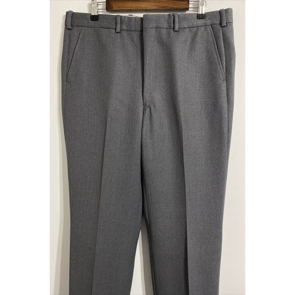 Brooks Brothers 346 Dress Pants Men's 36X32 Grey Professional Work Attire - Picture 3 of 8